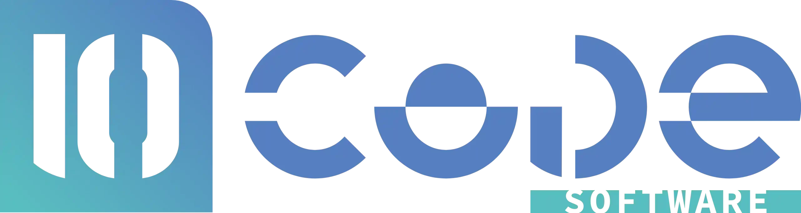 logo 10code colores azules